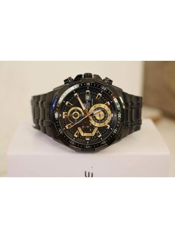 كاسيو Men's Edifice Water Resistant Chronograph Watch EFR-539BK-1AVUDF - Image 5